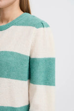 Load image into Gallery viewer, Ichi Striped Knitted Jumper
