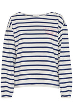 Load image into Gallery viewer, Ichi Stripe Sweatshirt
