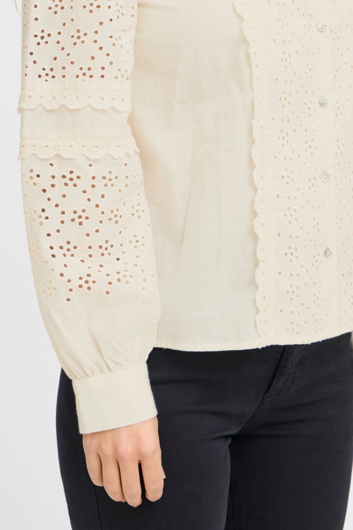 Pulz Broderie Anglaise Shirt