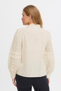 Pulz Broderie Anglaise Shirt