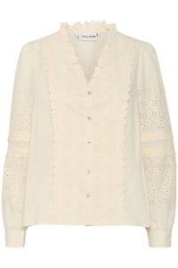 Pulz Broderie Anglaise Shirt